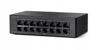 Cisco SF110D-16 | Switch | 16x 100Mb/s, Obudowa Desktop Ilość portów LAN16x [10/100M (RJ45)]

