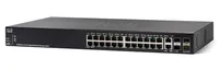 Cisco SG350X-24MP | PoE Switch | 24x Gigabit RJ45 PoE, 2x 10G Combo(RJ45/SFP+), 2x SFP+, 382W PoE, impilabile