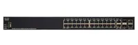 Cisco SG350X-24MP | Switch PoE | 24x Gigabit RJ45 PoE, 2x 10G Combo(RJ45/SFP+), 2x SFP+, 382W PoE, Stackovatelný Ilość portów PoE24x [802.3af/at (1G)]
