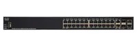 Cisco SG350X-24MP | Switch PoE | 24x Gigabit RJ45 PoE, 2x 10G Combo(RJ45/SFP+), 2x SFP+, 382W PoE, Stackovatelný Ilość portów PoE24x [802.3af/at (1G)]
