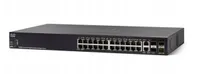 Cisco SG350X-24 | Switch | 24x Gigabit RJ45, 2x 10G Combo(RJ45/SFP+), 2x SFP+, Impilabile