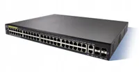 Cisco SG350-52P | Switch PoE | 48x 1000Mb/s PoE, 375W, 2x Combo(RJ45/SFP) + 2x SFP, Administrado Ilość portów LAN2x [1G (SFP)]
