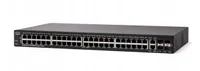 Cisco SG350-52 | Switch | 48x 1000Mb/s, 2x Combo(RJ45/SFP) + 2x SFP, Řízený Ilość portów LAN48x [10/100/1000M (RJ45)]
