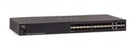 Cisco SG350-28SFP | SFP Switch | 24x SFP, 2x Combo(RJ45/SFP) + 2x SFP, Managed Ilość portów LAN24x [1G (SFP)]
