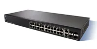 Cisco SF250-24 | Switch | 24x 100Mb/s, 2x 1Gb/s Combo(RJ45/SFP), Managed, Rackmount Ilość portów LAN24x [10/100M (RJ45)]

