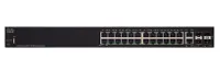 Cisco SF250-24 | Switch | 24x 100Mb/s, 2x 1Gb/s Combo(RJ45/SFP), Managed, Rackmount Ilość portów LAN2x [1G (SFP)]
