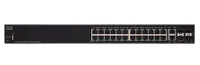 Cisco SF250-24 | Switch | 24x 100Mb/s, 2x 1Gb/s Combo(RJ45/SFP), Řízený Ilość portów LAN2x [1G (SFP)]
