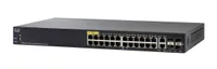 Cisco SG350-28P | Switch PoE | 24x 1000Mb/s PoE, 195W, 2x Combo(RJ45/SFP) + 2x SFP, Řízený Ilość portów LAN24x [10/100/1000M (RJ45)]
