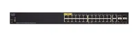 Cisco SG350-28P | Switch PoE | 24x 1000Mb/s PoE, 195W, 2x Combo(RJ45/SFP) + 2x SFP, Řízený Ilość portów LAN2x [1G (SFP)]
