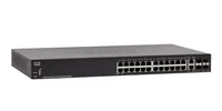 Cisco SF250-24P | POE-Schalter | 24x 100Mb/s PoE/PoE+, 2x 1Gb/s Combo(RJ45/SFP), PoE 185W, Managed - Offizieller Partner Ilość portów LAN24x [10/100M (RJ45)]
