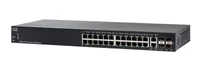Cisco SG350-28 | Switch | 24x 1000Mb/s, 2x Combo(RJ45/SFP) + 2x SFP, Zarządzalny Ilość portów LAN24x [10/100/1000M (RJ45)]
