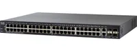 Cisco SF250-48HP | Schalter | 48x 100Mb/s PoE/PoE+, 2x 1Gb/s Combo + 2x SFP, PoE 195W, Verwaltet Ilość portów LAN48x [10/100M (RJ45)]
