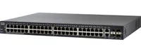 Cisco SF250-48HP | Schalter | 48x 100Mb/s PoE/PoE+, 2x 1Gb/s Combo + 2x SFP, PoE 195W, Verwaltet