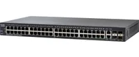 Cisco SF250-48 | Switch | 48x 100Mb/s, 2x 1Gb/s Combo(RJ45/SFP), gestionado Ilość portów LAN48x [10/100M (RJ45)]
