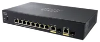 Cisco SG350-10MP | Switch PoE | 8x 1000Mb/s PoE, 124W, 2x Combo(RJ45/SFP), Zarządzalny Ilość portów LAN2x [1G Combo (RJ45/SFP)]

