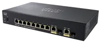 Cisco SG350-10MP | Switch PoE | 8x 1000Mb/s PoE, 124W, 2x Combo(RJ45/SFP), Řízený Ilość portów LAN2x [1G Combo (RJ45/SFP)]
