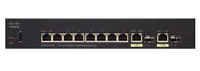 Cisco SG350-10MP | Switch PoE | 8x 1000Mb/s PoE, 124W, 2x Combo(RJ45/SFP), Řízený Ilość portów PoE8x [802.3af/at (1G)]
