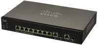 Cisco SG350-10 | Switch | 8x 1000Mb/s, 2x Combo(RJ45/SFP), Řízený Ilość portów LAN2x [1G Combo (RJ45/SFP)]
