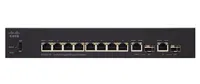 Cisco SG350-10 | Switch | 8x 1000Mb/s, 2x Combo(RJ45/SFP), gestito Standard sieci LANGigabit Ethernet 10/100/1000 Mb/s