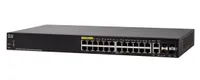 Cisco SF350-24P | Switch | 24x 100Mb/s PoE, 185W, 2x Combo(RJ45/SFP) + 2x SFP, gerenciado