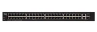 Cisco SG250-50HP | Switch PoE | 48x 1000Mb/s PoE/PoE+, 2x 1Gb/s Combo, PoE 192W, gestionado Ilość portów LAN2x [1G Combo (RJ45/SFP)]
