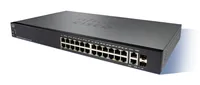 Cisco SG250-26P | Switch PoE | 24x 1000Mb/s PoE/PoE+, 2x 1Gb/s Combo, PoE 195W, Řízený Ilość portów LAN2x [1G Combo (RJ45/SFP)]
