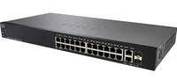 Cisco SG250-26 | Switch | 24x 1000Mb/s, 2x 1Gb/s Combo, gestito Ilość portów LAN2x [1G Combo (RJ45/SFP)]
