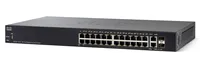 Cisco SG250-26HP | Switch PoE | 24x 1000Mb/s PoE/PoE+, 2x 1Gb/s Combo, PoE 100W, gestionado Ilość portów LAN24x [10/100/1000M (RJ45)]
