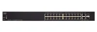 Cisco SG250-26HP | Switch PoE | 24x 1000Mb/s PoE/PoE+, 2x 1Gb/s Combo, PoE 100W, Řízený Ilość portów LAN2x [1G Combo (RJ45/SFP)]
