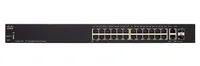 Cisco SG250-26HP | Switch PoE | 24x 1000Mb/s PoE/PoE+, 2x 1Gb/s Combo, PoE 100W, gestionado Ilość portów LAN2x [1G Combo (RJ45/SFP)]
