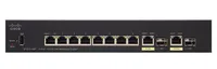 Cisco SF352-08P | Switch | 8x 100Mb/s Max PoE, 62W, 2x 1Gb/s Combo(RJ45/SFP) , Zarządzalny Ilość portów LAN2x [1G Combo (RJ45/SFP)]
