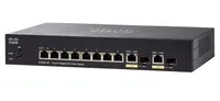 Cisco SG250-10P | PoE Switch | 8x 1000Mb/s PoE/PoE+, 2x 1Gb/s Combo, 62W, PoE In, gerenciado Ilość portów LAN8x [10/100/1000M (RJ45)]
