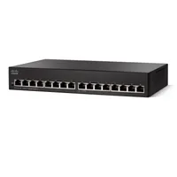 Cisco SG110-16 | Switch | 16x 1000Mb/s, Kryt Rack - Oficiální partner Ilość portów LAN16x [10/100/1000M (RJ45)]

