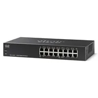 Cisco SG110-16HP | Switch | 16x 1000Mb/s, 8x PoE 802.3af, montaggio su rack Ilość portów LAN16x [10/100/1000M (RJ45)]
