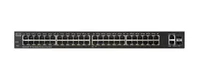 Cisco SG220-50P | Switch PoE | 48x 1000Mb/s, 2x SFP/RJ45 Combo, 48x PoE, 375W, Managed, Rackmount Ilość portów LAN2x [1G Combo (RJ45/SFP)]
