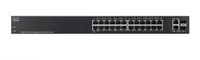 Cisco SG220-26P | Switch PoE | 24x 1000Mb/s, 2x SFP/RJ45 Combo, 24x PoE, 180 W, Zarządzalny, Obudowa Rack Ilość portów LAN2x [1G Combo (RJ45/SFP)]
