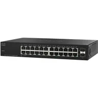 Cisco SG112-24 | Switch | 24x 1000Mb/s, 2x SFP 1Gb/s Combo, Raf tipi Ilość portów LAN24x [10/100/1000M (RJ45)]

