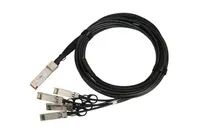 Extralink QSFP+ DAC | QSFP+ | DAC Kabel, 40Gbps auf 4x 10Gbps 3m, 30AWG Dystans transmisji3m