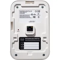 Cisco WAP361 | Přístupový bod | Dual Band, AC1200 Wave 2, 2x2 MIMO, 5x RJ45 1Gb/s, PoE Maksymalna prędkość transmisji bezprzewodowej1200 Mb/s