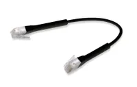 Ubiquiti UC-PATCH-RJ45-BK | Kabel miedziany | UniFi Ethernet Patch Cable, CAT6, czarny Długość220mm