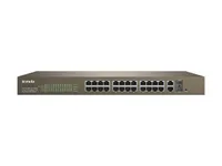 Tenda TEF1226P-24-440W | Schalter | 24x 10/100Mbs, 2x GE + 2x SFP