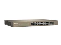 Tenda TEF1226P-24-440W | Switch | 24x 10/100Mbs, 2x GE + 2x SFP Ilość portów LAN2x [10/100/1000M (RJ45)]
