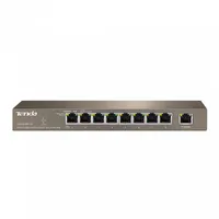 Tenda TEG1009P-EI | Switch | 8x RJ45 1000Mb/s, PoE, 99W Ilość portów LAN8x [10/100/1000M (RJ45)]
