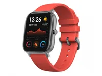 Amazfit GTS | Reloj inteligente | Bermellón naranja, GPS, Pulsómetro Czas pracy na bateriiOd 11 do 30 dni