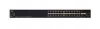 Cisco SX550X-24 | Switch | 20x 10G RJ45, 4x 10G Combo(RJ45/SFP+), apilable Ilość portów LAN4x [10G Combo (RJ45/SFP+)]
