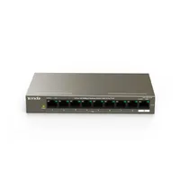 Tenda TEF1109P-8-63W | Switch | 8x RJ45 100Mb/s PoE, 1x RJ45 100Mb/s uplink, 58W Ilość portów LAN9x [10/100M (RJ45)]

