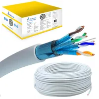 Extralink CAT6A FTP (F/FTP) V2 Wewnętrzny | Kabel sieciowy skrętka | 500M LSZH