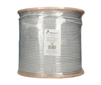 Extralink CAT6A FTP (F/FTP) V2 Interní | Síťový kabel s krouceným párem | 500M Kabel do montażuWewnątrz budynków