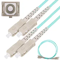 Extralink SC/UPC-SC/UPC | Patchcord | Multimode, OM3, Duplex, 3mm, 1m