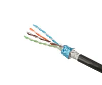 Extralink CAT5E SFTP (SF / UTP) V2 Externo | Cabo de rede de par trançado | 305 M Powłoka zewnętrzna kablaPE